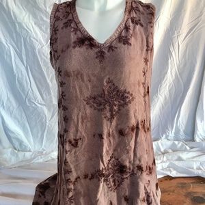 Mexicali Blues Purple Tie Dye Dress